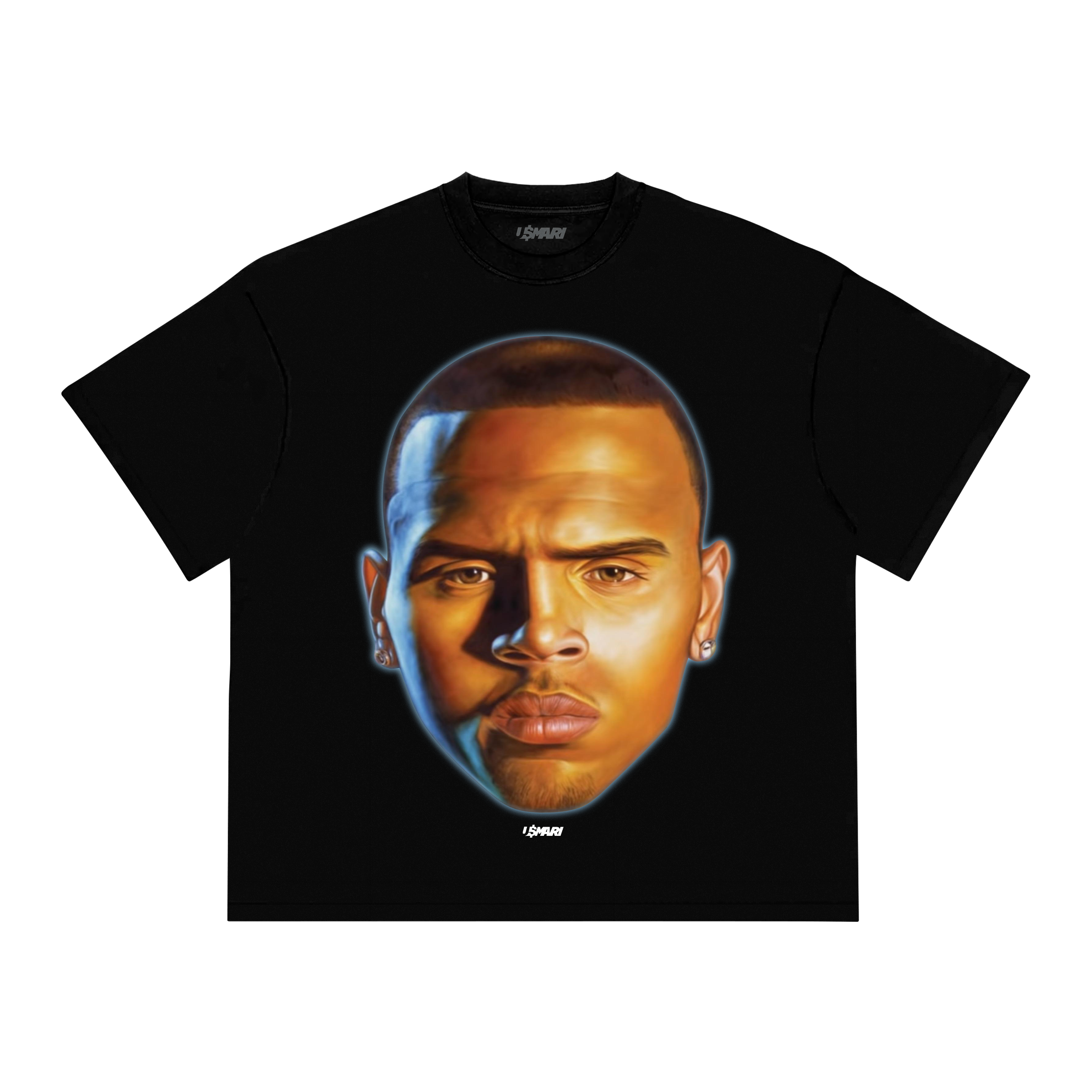 Camiseta Chris Brown Face